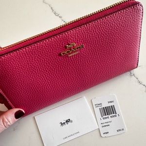 Coach wallet. Pink. NWT